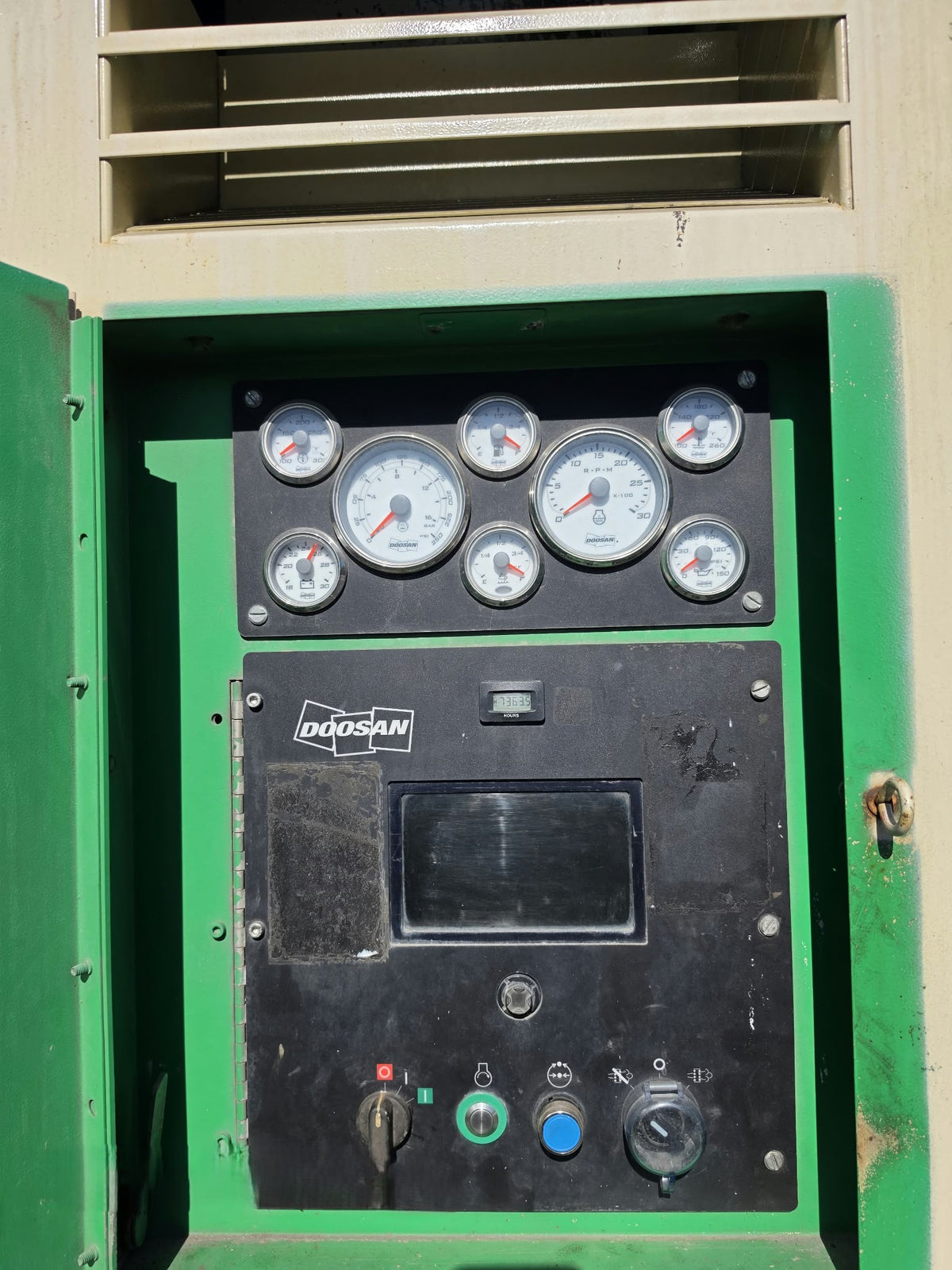 2014 Doosan HP1600IQ Towable Air Compressor