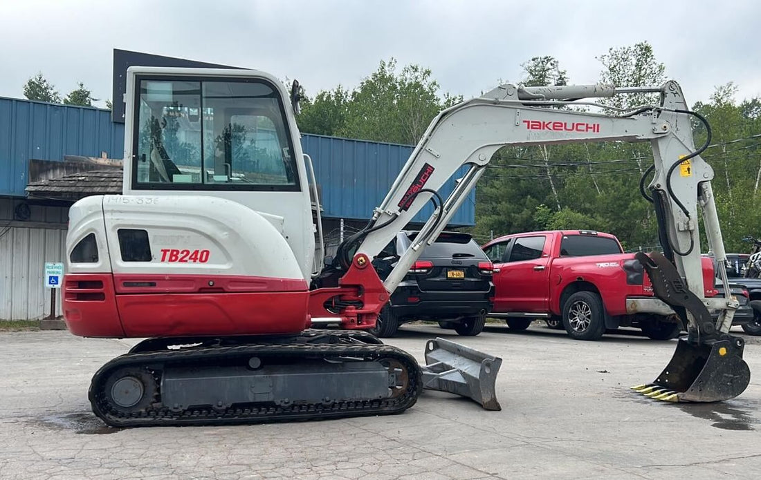2018 Takeuchi TB240 Mini Excavator-Hours: 1,926