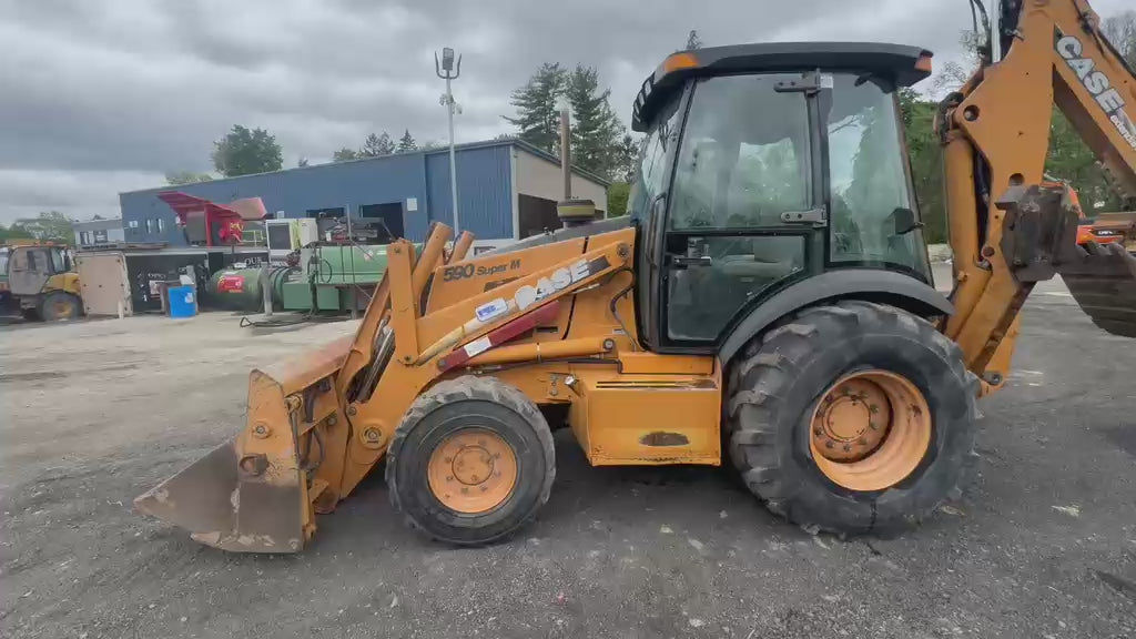 2002 Case 590 Super M Backhoe- 4x4 Extendahoe