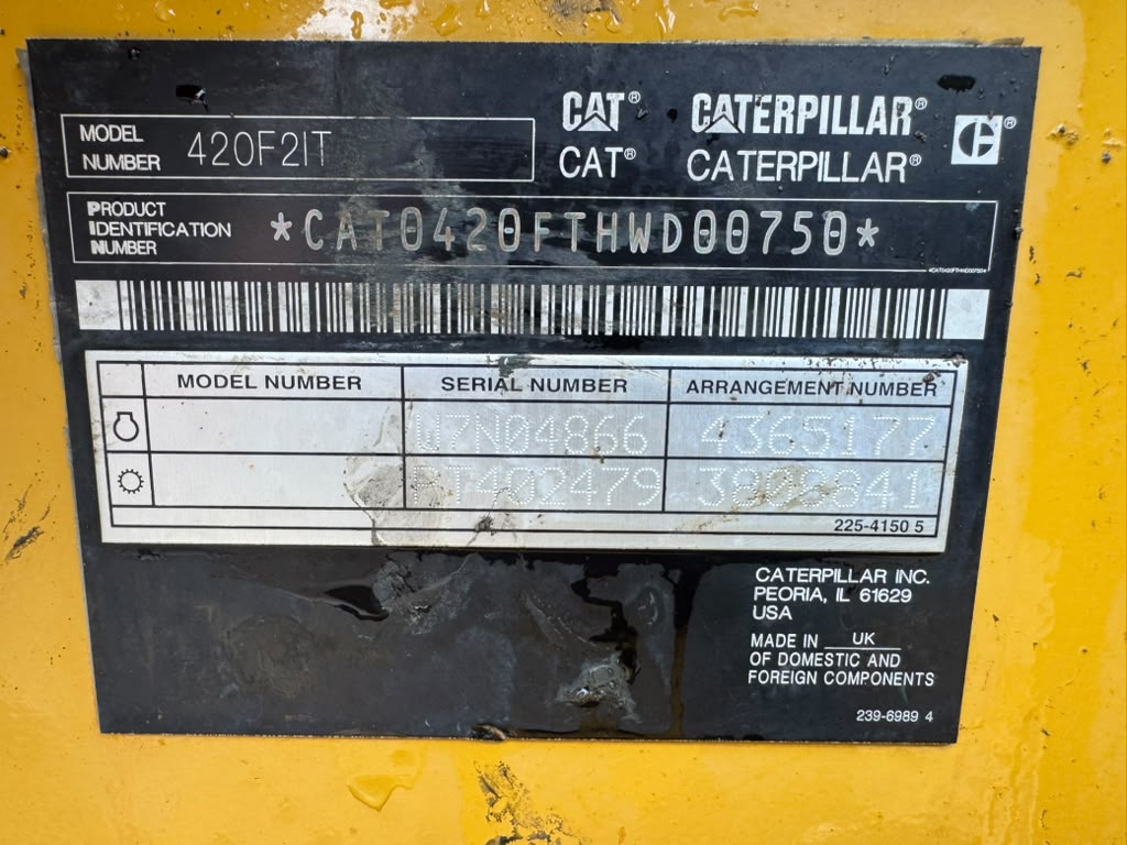 2015 CAT 420F2IT Backhoe Loader