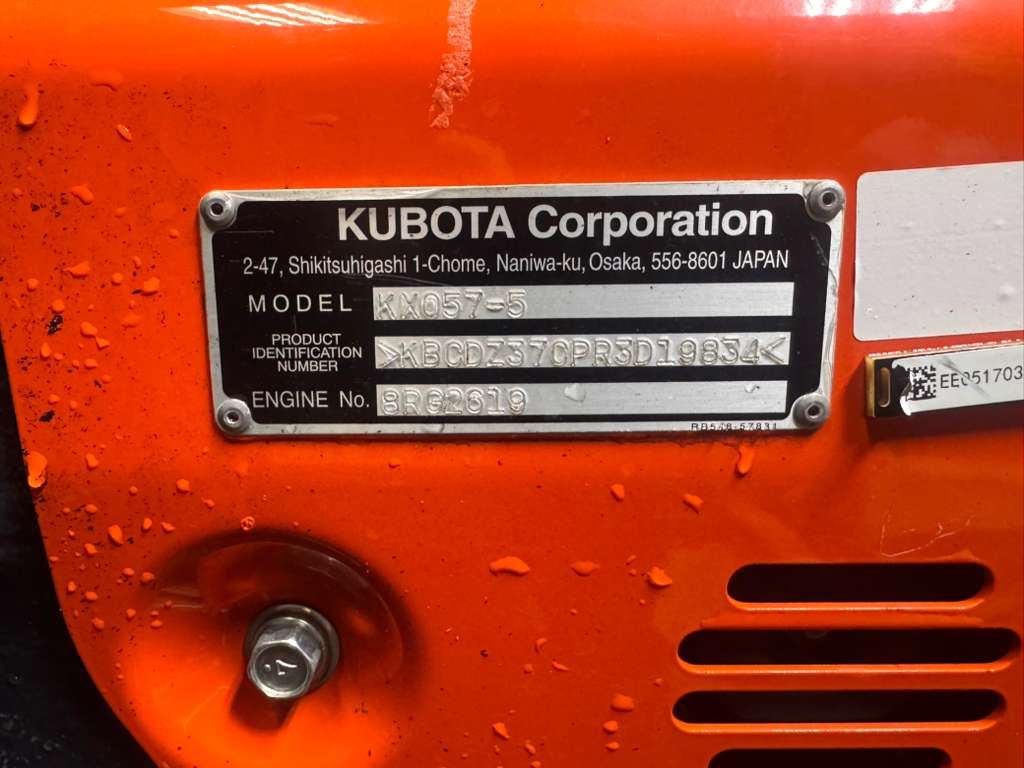 2025 Kubota KX057-5R3A Mini Excavator
