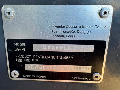 2025 Develon DX350LCR-7 Excavator