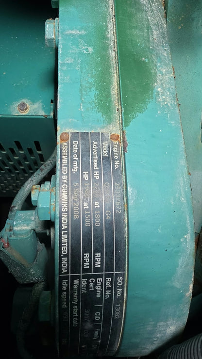 2008 Cummins 1250KW QSK50 Generator