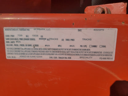 2019 Morbark Beever M18R Self propelled Wood Chipper