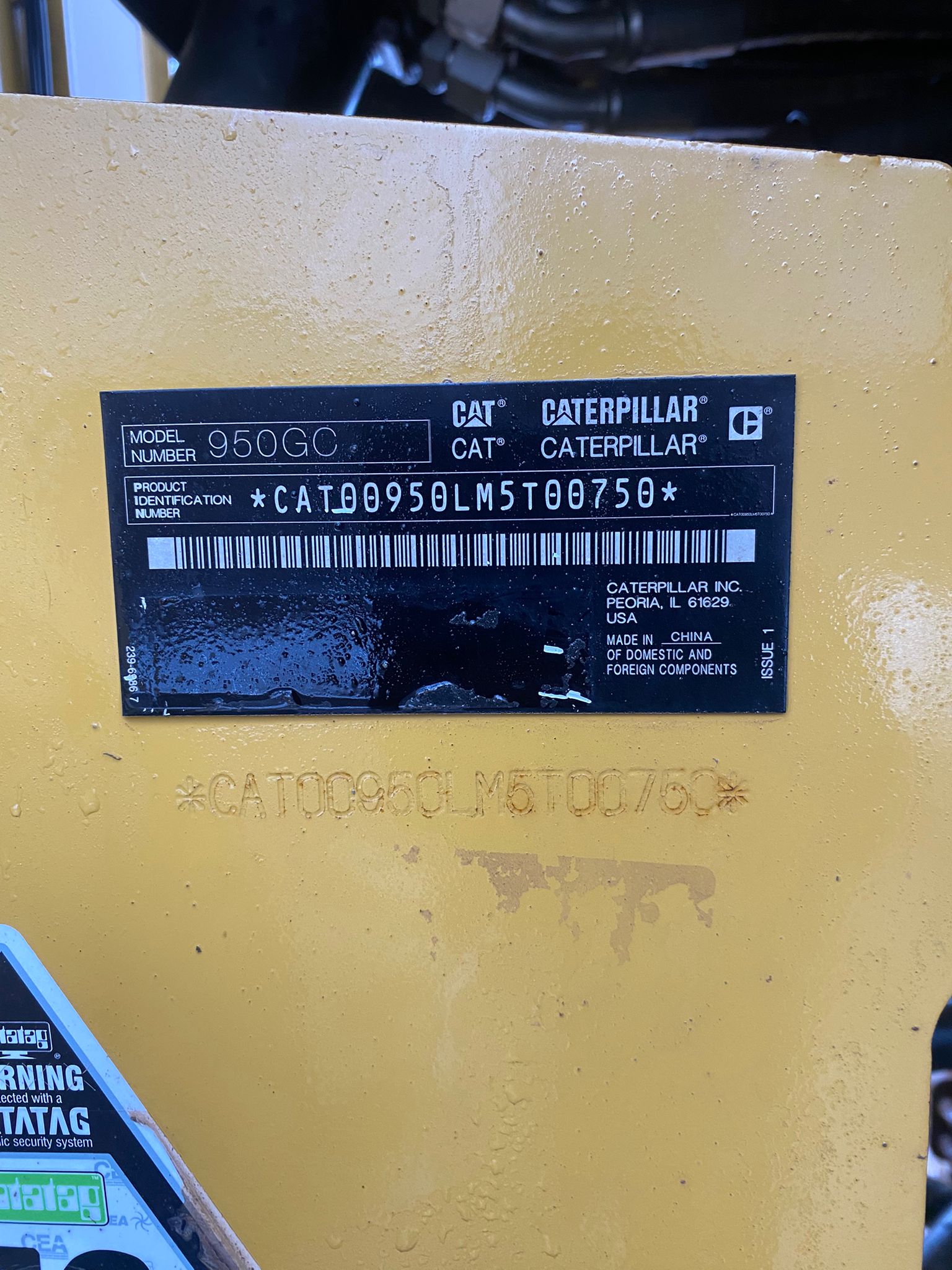 2018 CAT 950GC Wheel Loader