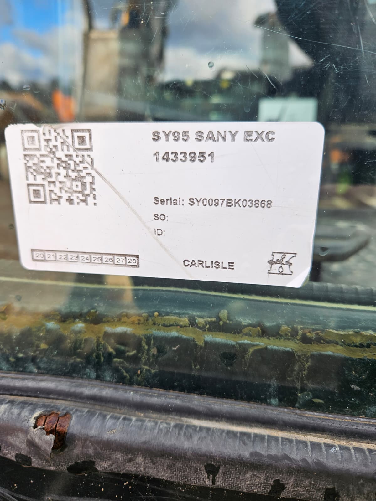 2019 Sany SY95C Excavator