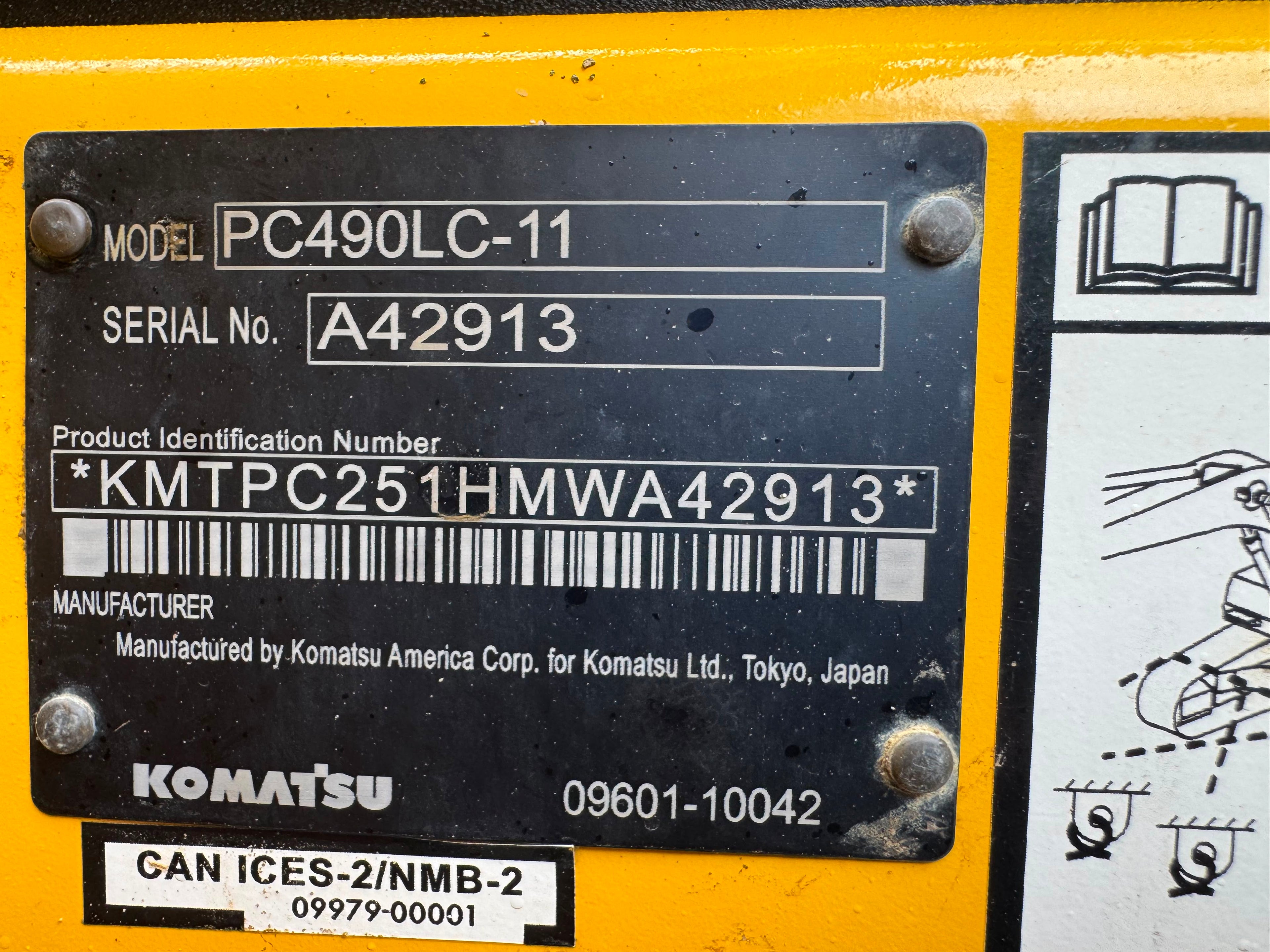 2021 Komatsu PC490LC-11 Excavator