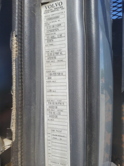 2004 Volvo VHD Flatbed with Princeton PB50 Truck Mounted Forklift