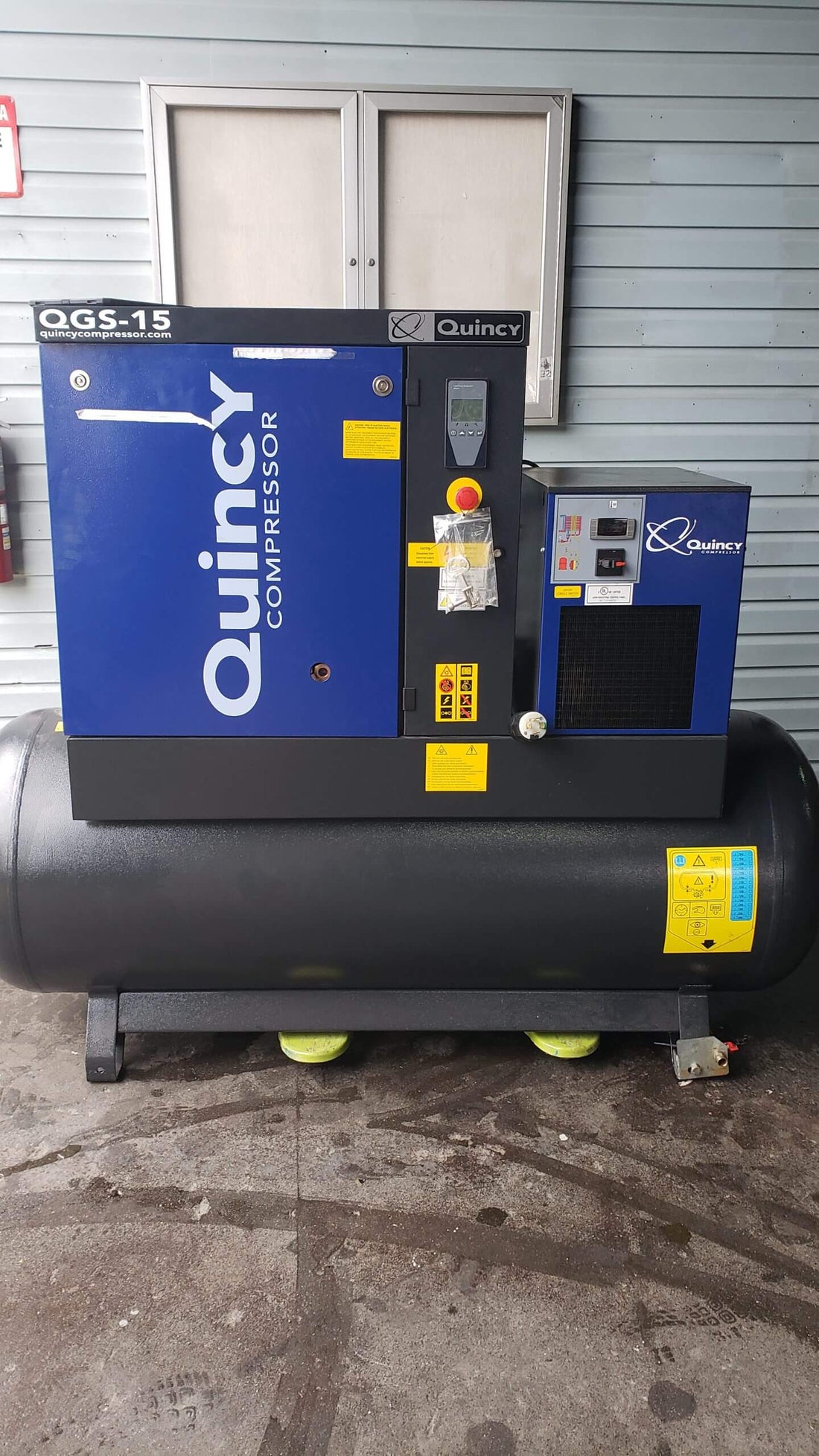 2020 Quincy QGS-15D Rotary Screw Air Compressor