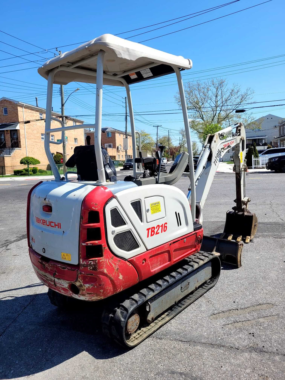 2017 Takeuchi TB216 Mini Excavator