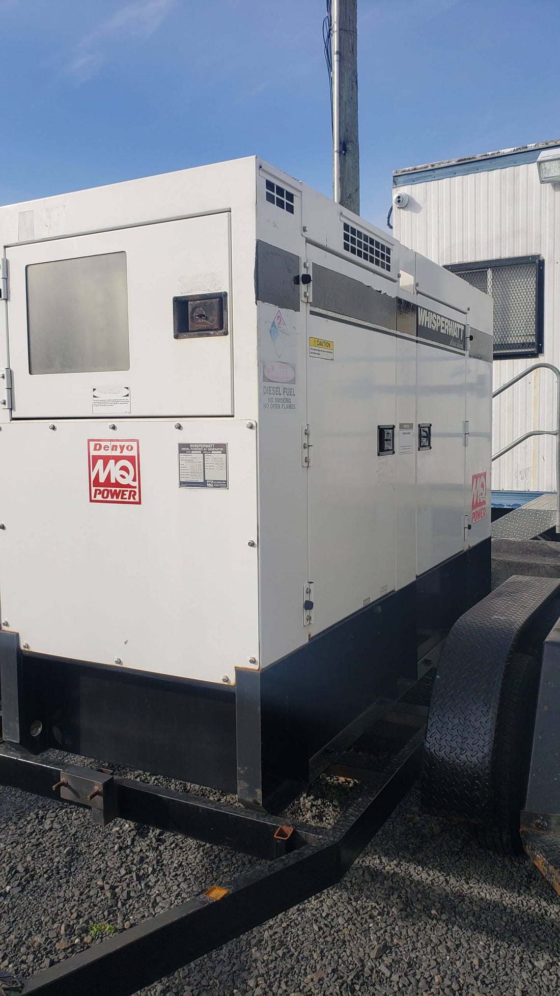 2004 Multiquip Whisperwatt DCA 70USI Towable Generator