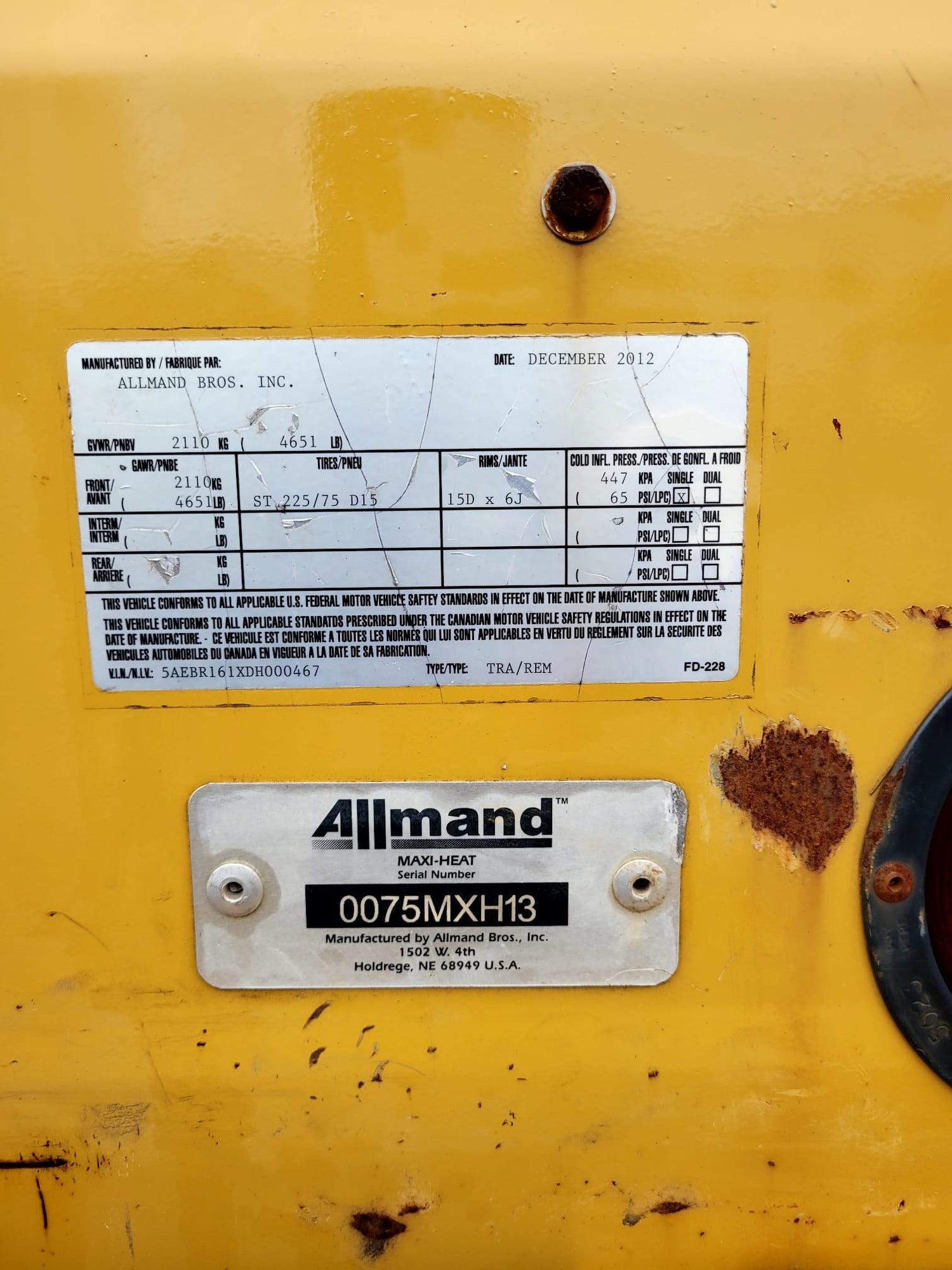 2012 Allmand Maxi Heat MH1000 Portable Heater-11,797 Hours