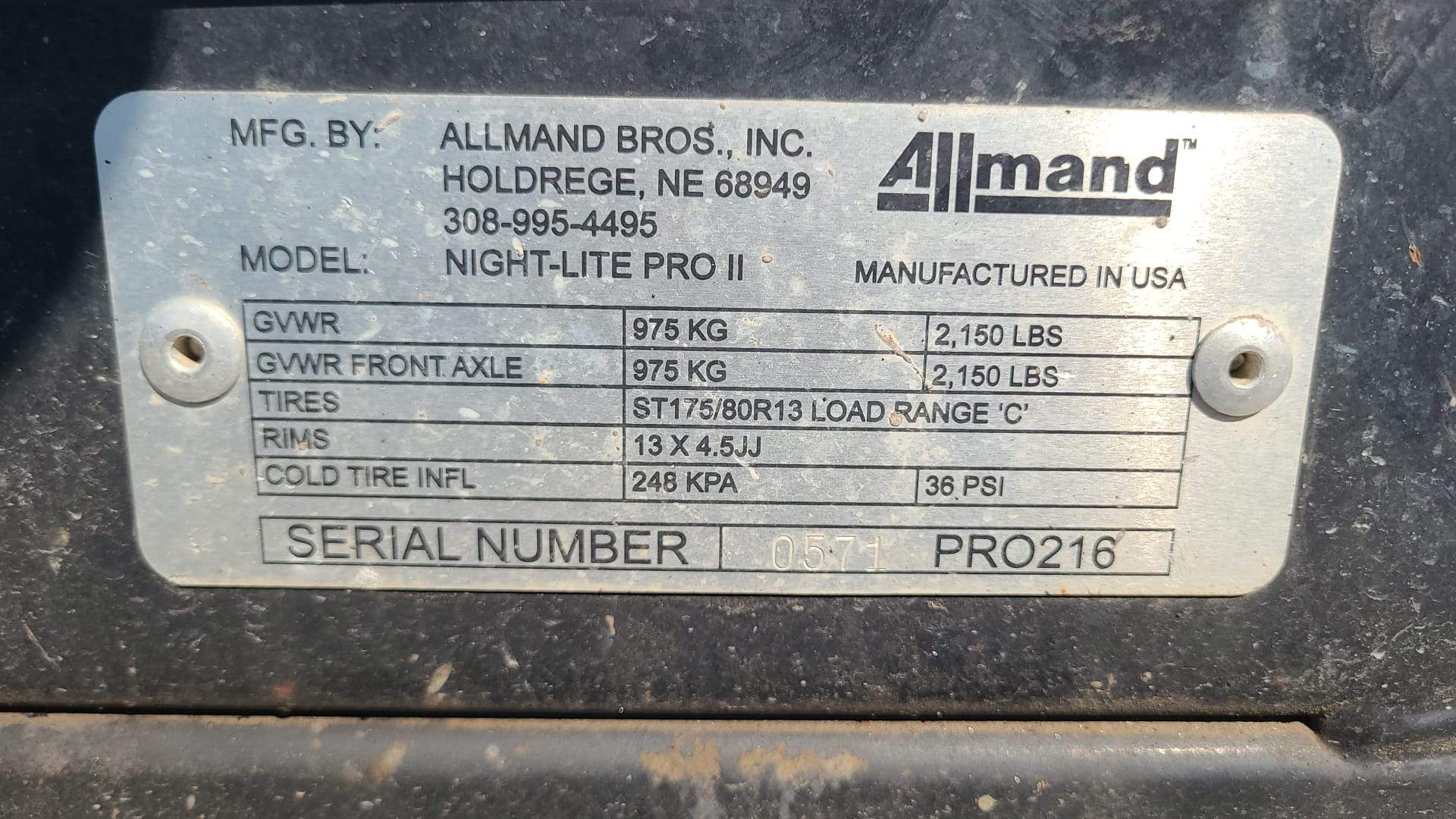 2017 Allmand Night Pro II Light Tower (Towable)