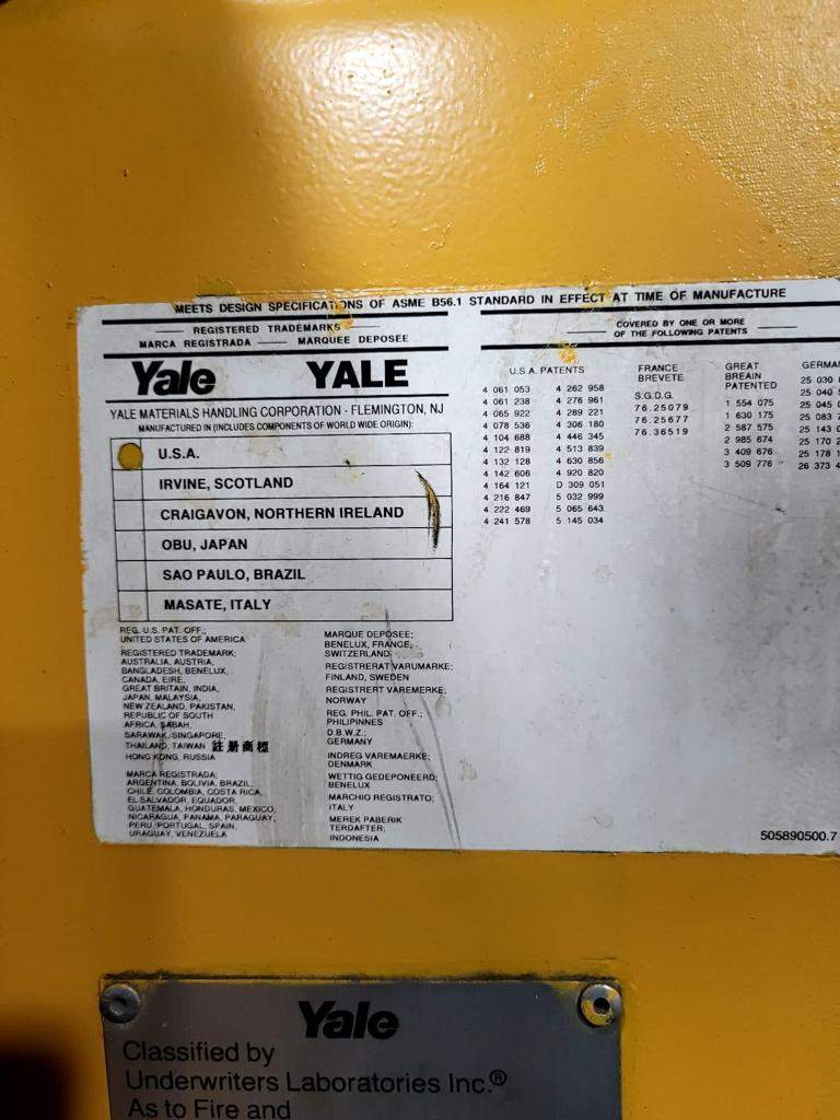 Yale 162G  Electric Order Picker Forklift